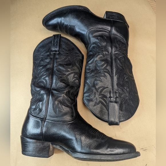 ARIAT MEN'S HERITAGE DEERTAN WESTERN PERFORMANCE BOOTS - ROUND TOE. Men's sz 8.5 - Picture 8 of 10